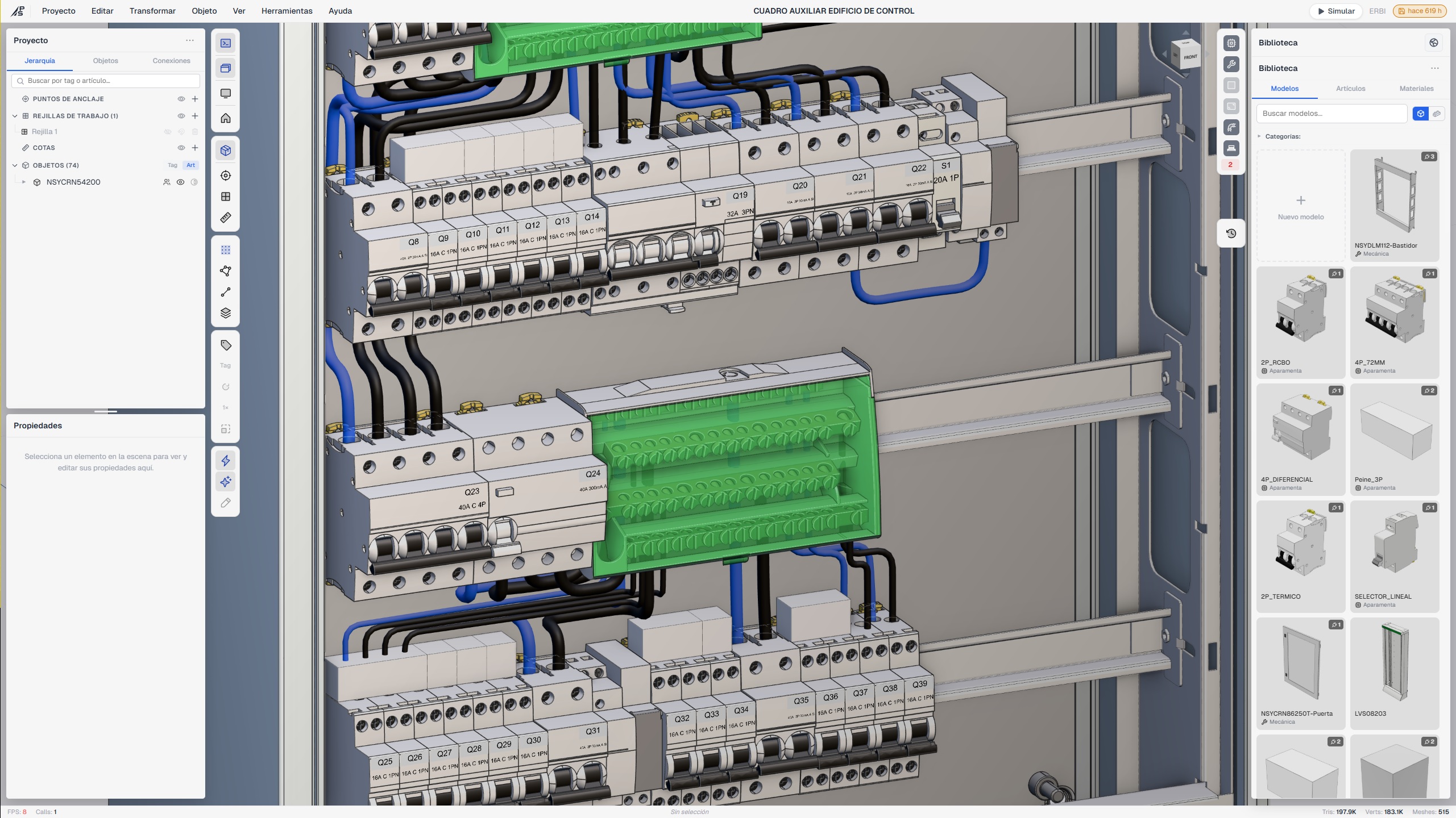 Cableado 3D